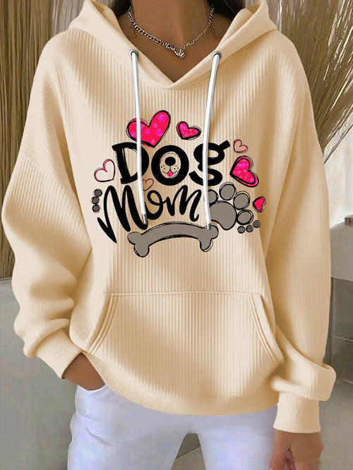 Casual Dog Mom Hoodie