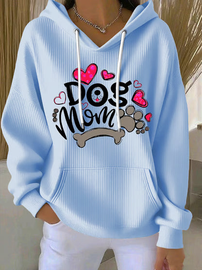 Casual Dog Mom Hoodie