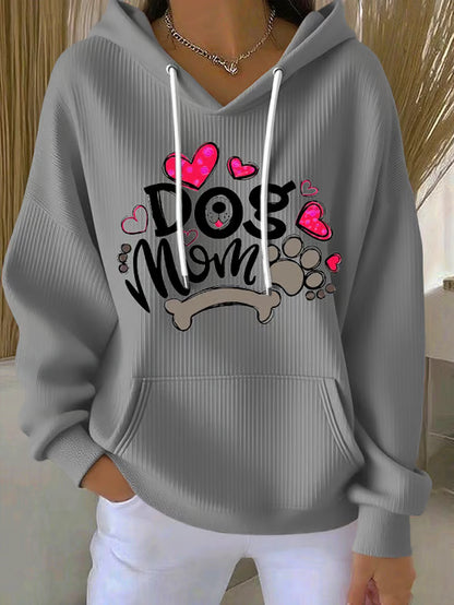 Casual Dog Mom Hoodie