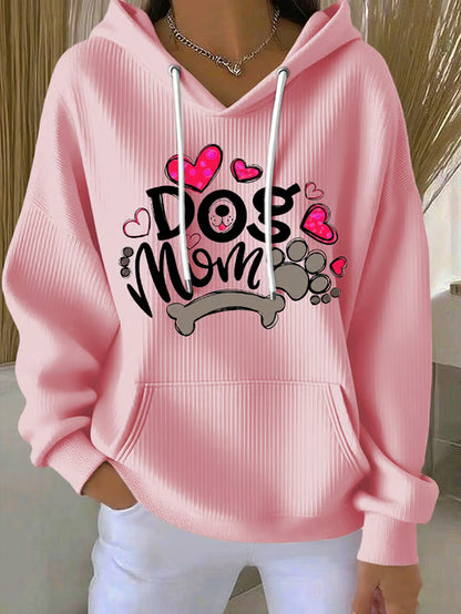 Casual Dog Mom Hoodie