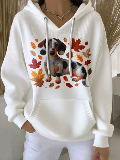 Autumn Dog Hoodie