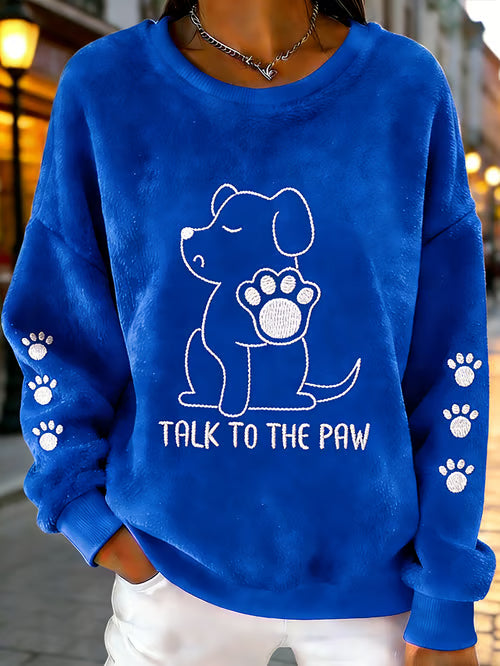 Casual Puppy Sweatshirt