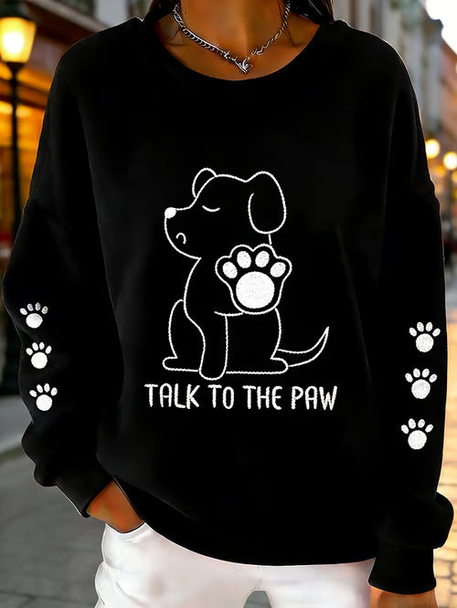 Casual Puppy Sweatshirt