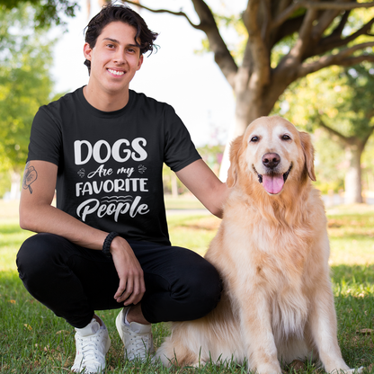 Dogs Are My Favorite People T-Shirt