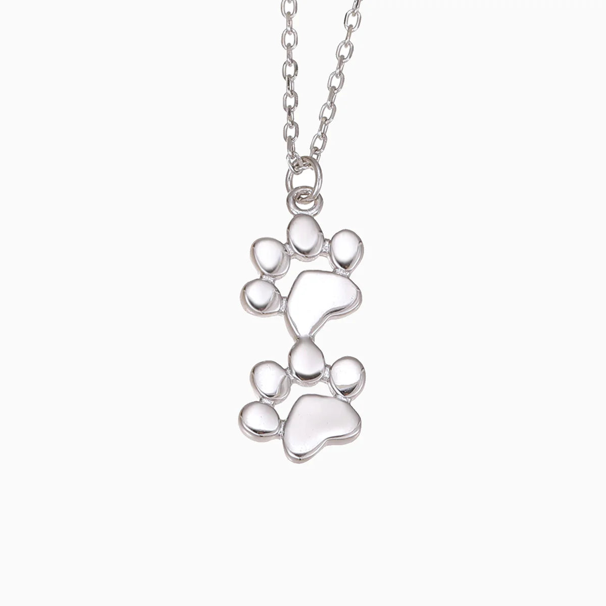 Double Stack Paw Necklace