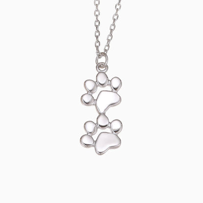 Double Stack Paw Necklace