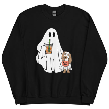 Halloween Trick or Treat Dog Lovers Unisex Sweatshirt