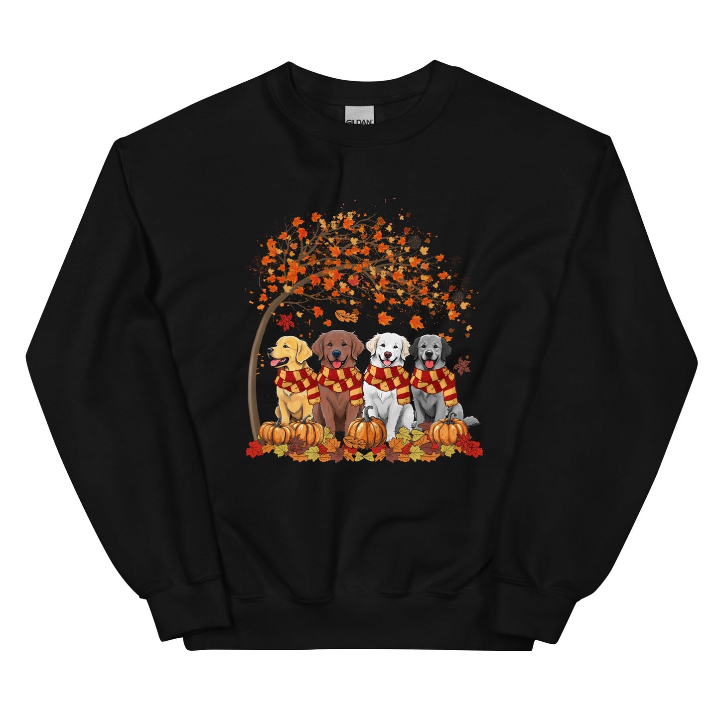 Fall Season Vibes for Golden Retriever Dog Lovers Sweatshirt