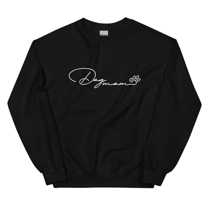 Dog Mom Paw Print Unisex Sweatshirt