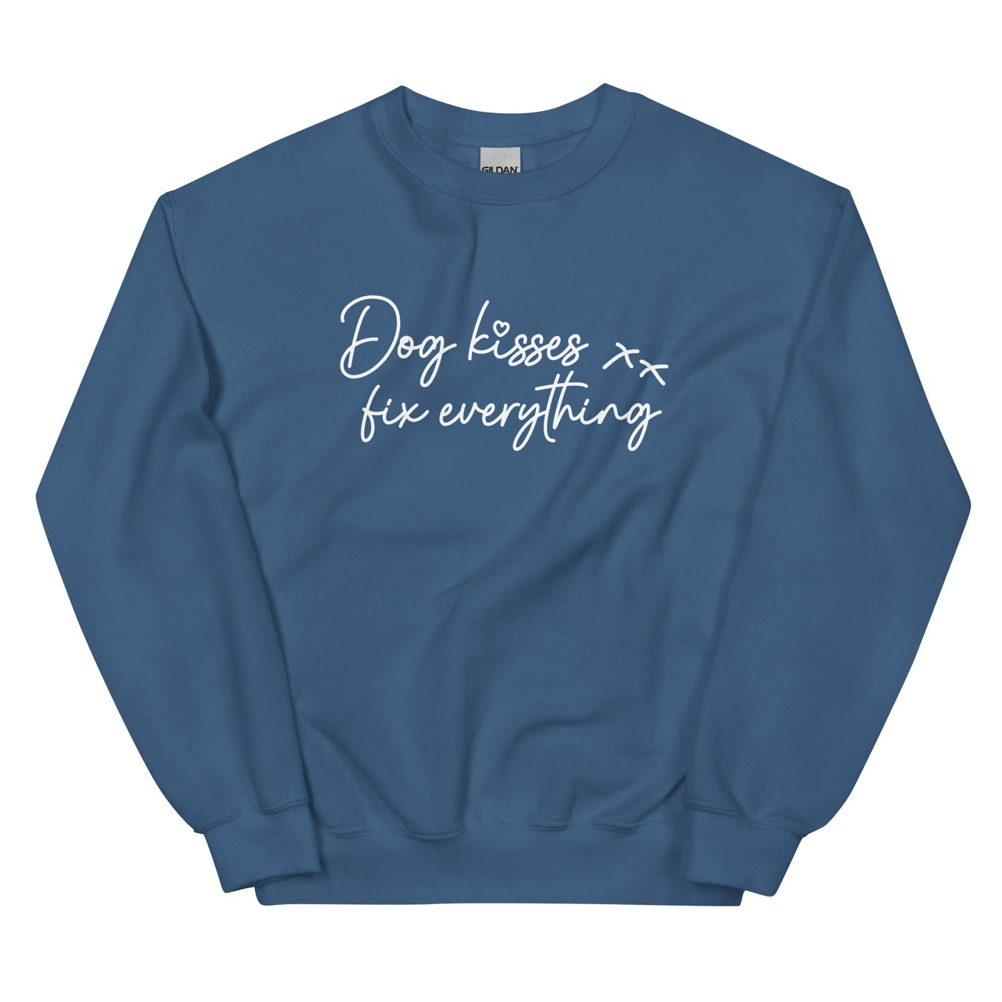 Dog Kisses Fix Everything Unisex Sweatshirt