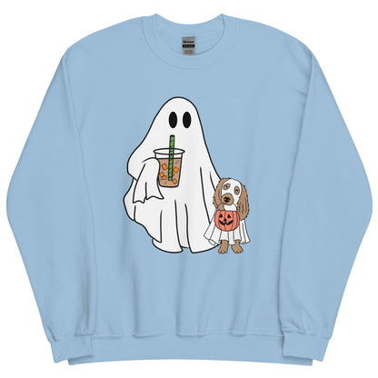 Halloween Trick or Treat Dog Lovers Unisex Sweatshirt
