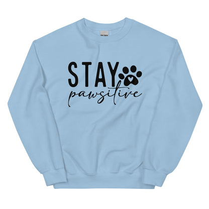 Stay Pawsitive Sweatshirt for Dog Lovers