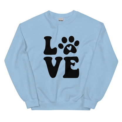 Love in Every Paw Print Sweatshirt