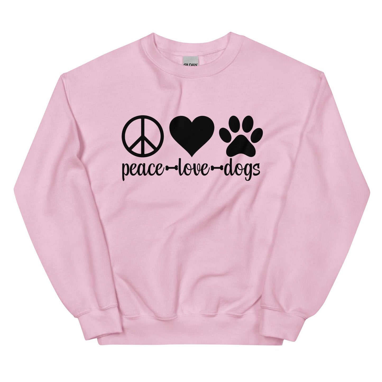 Peace Love Dogs Unisex Sweatshirt