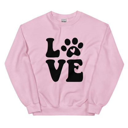 Love in Every Paw Print Sweatshirt
