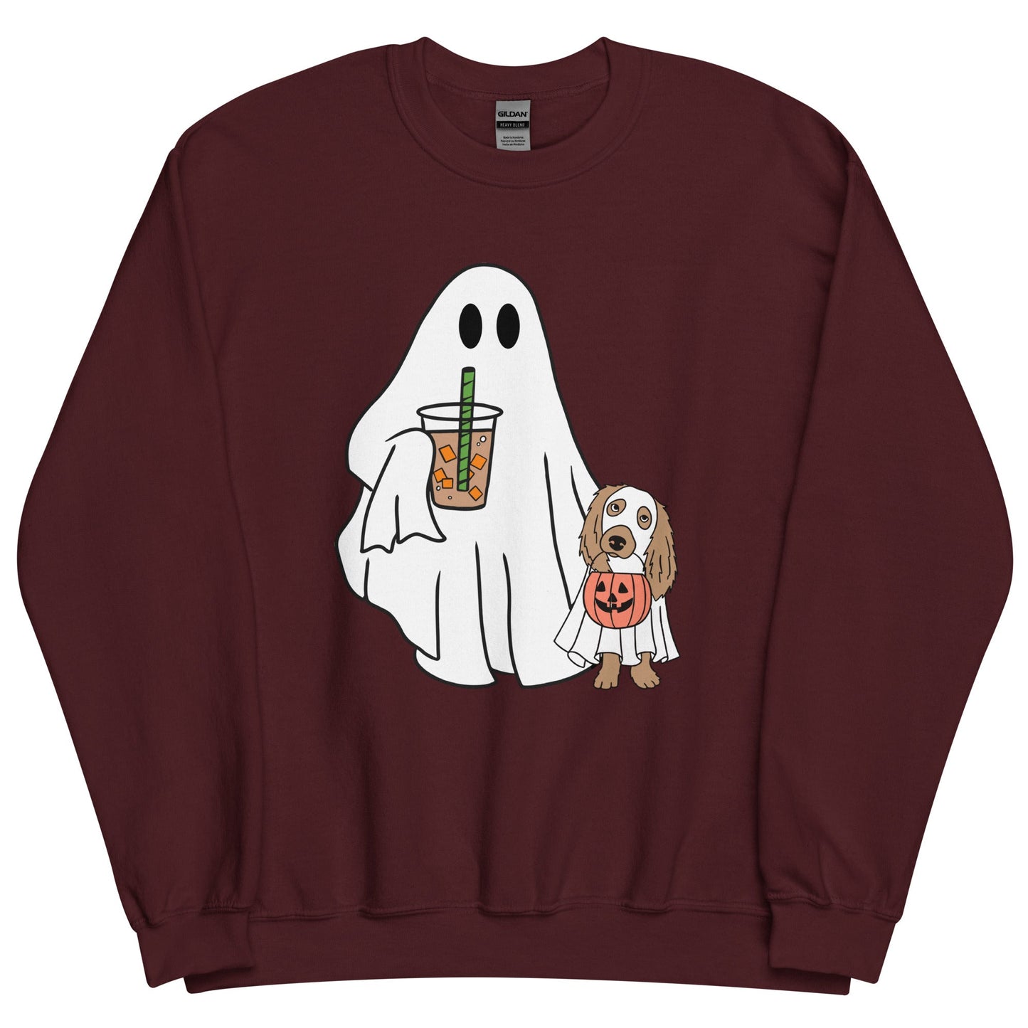 Halloween Trick or Treat Dog Lovers Unisex Sweatshirt