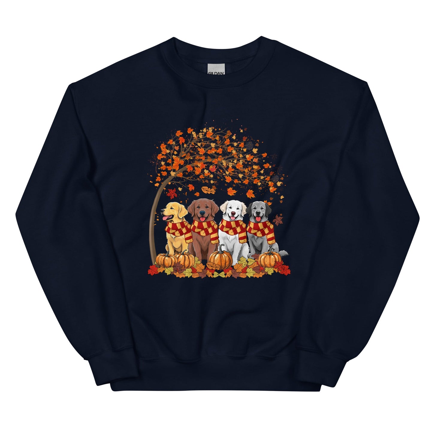 Fall Season Vibes for Golden Retriever Dog Lovers Sweatshirt