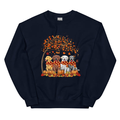 Fall Season Vibes for Golden Retriever Dog Lovers Sweatshirt