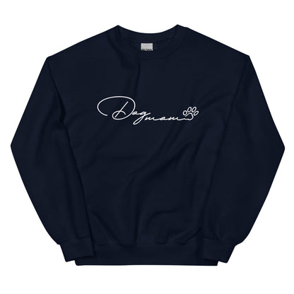 Dog Mom Paw Print Unisex Sweatshirt