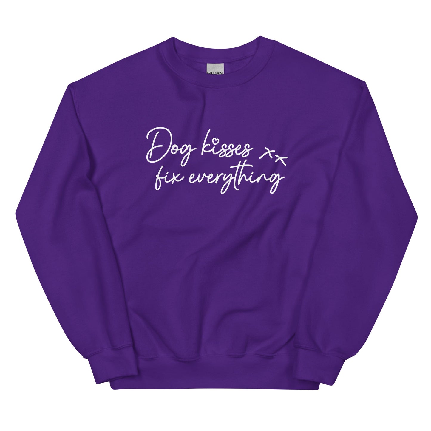 Dog Kisses Fix Everything Unisex Sweatshirt