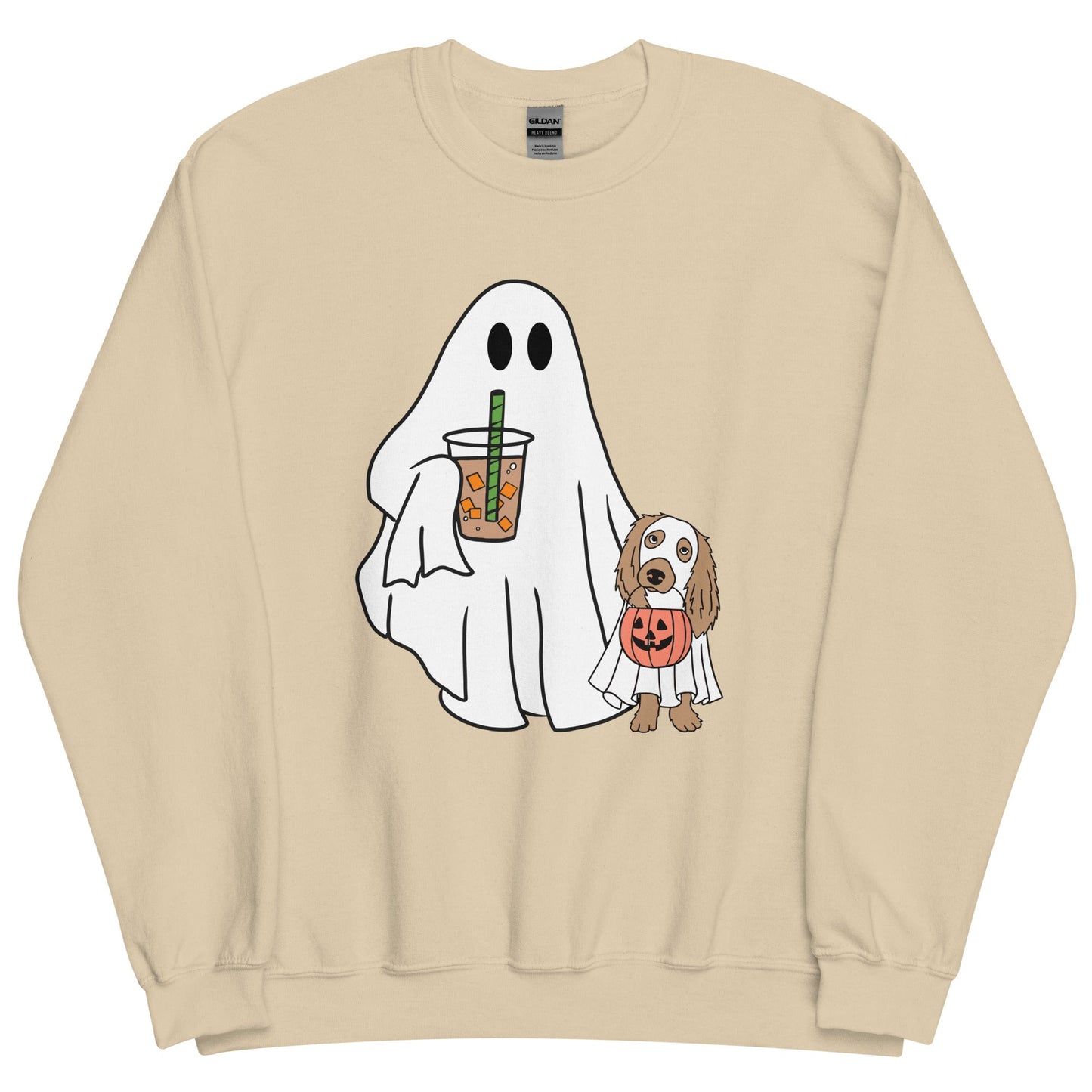Halloween Trick or Treat Dog Lovers Unisex Sweatshirt