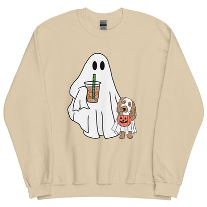 Halloween Trick or Treat Dog Lovers Unisex Sweatshirt