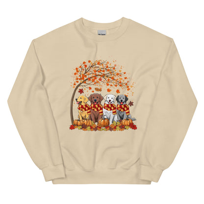 Fall Season Vibes for Golden Retriever Dog Lovers Sweatshirt