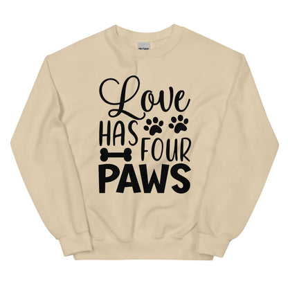 Love Has Four Paws Sweatshirt