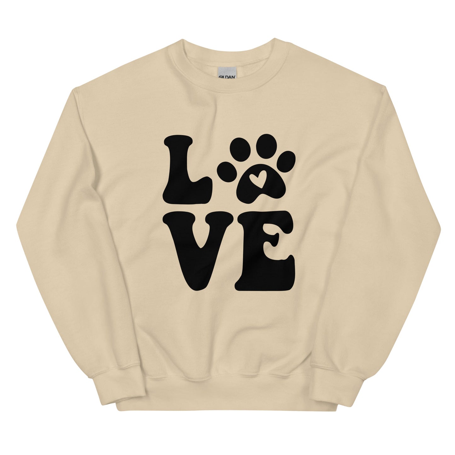 Love in Every Paw Print Sweatshirt