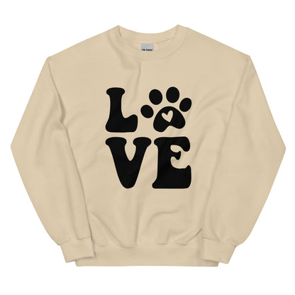 Love in Every Paw Print Sweatshirt