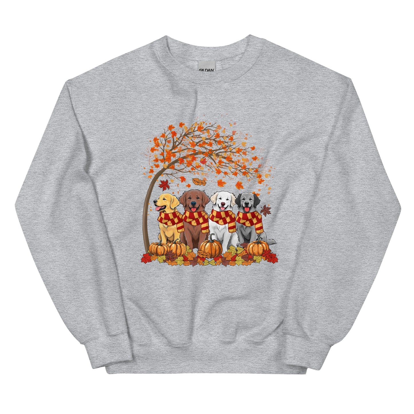 Fall Season Vibes for Golden Retriever Dog Lovers Sweatshirt