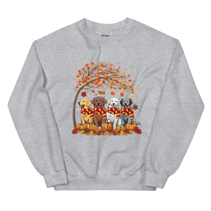 Fall Season Vibes for Golden Retriever Dog Lovers Sweatshirt