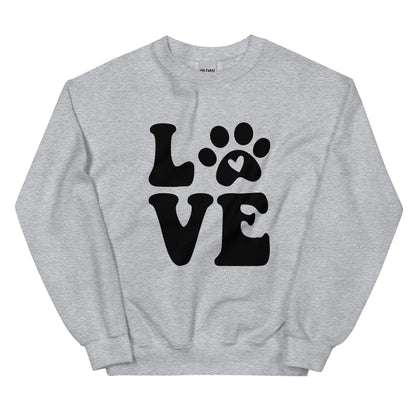 Love in Every Paw Print Sweatshirt