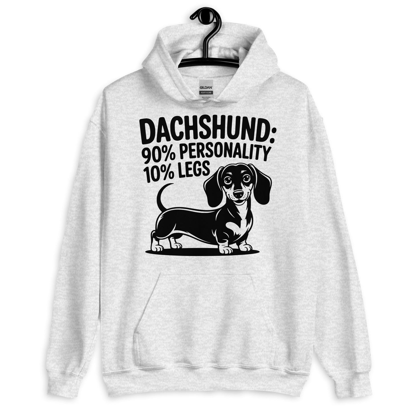 Dachshund: 90% Personality 10% Legs Hoodie
