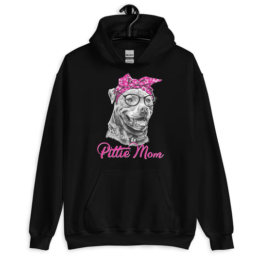 Pittie Mom - Pitbull Dog Mom Hoodie