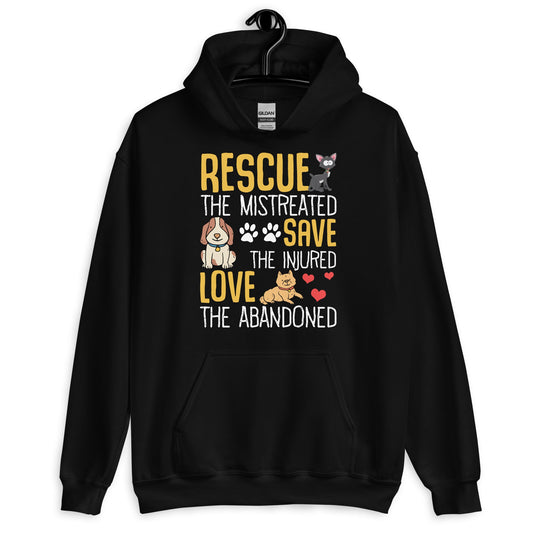 Rescue Save Love Hoodie