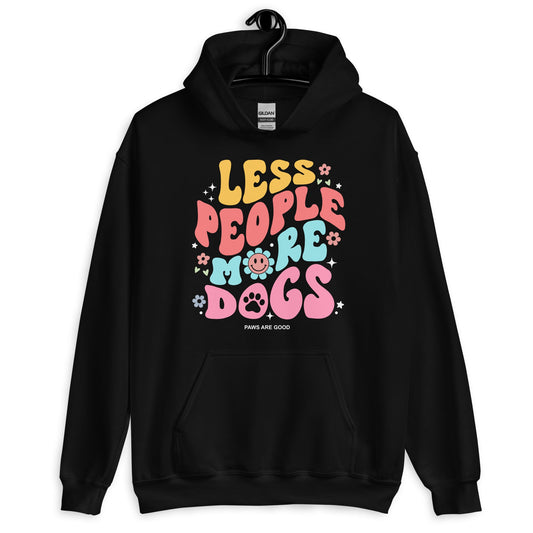 Less People More Dogs Hoodie