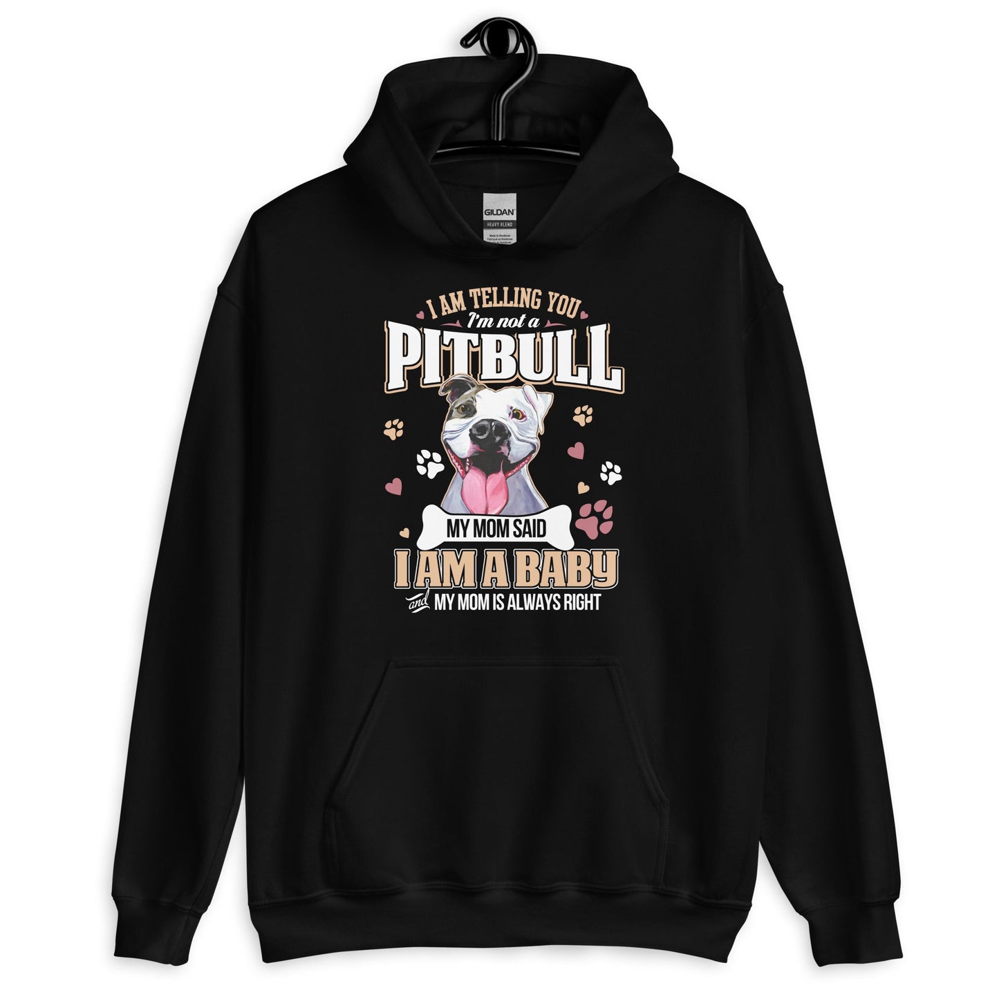 I Am Not a Pitbull I am Baby Hoodie