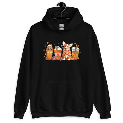 Corgi Fall Pumpkin Spice Vibes Hoodie