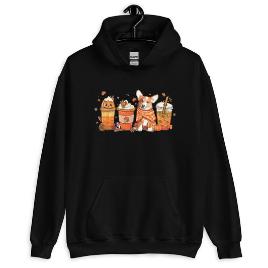 Corgi Fall Pumpkin Spice Vibes Hoodie