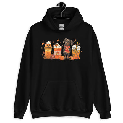 Dachshund Fall Pumpkin Spice Vibes Hoodie