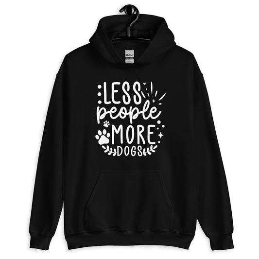 Less People More Dogs Hoodie