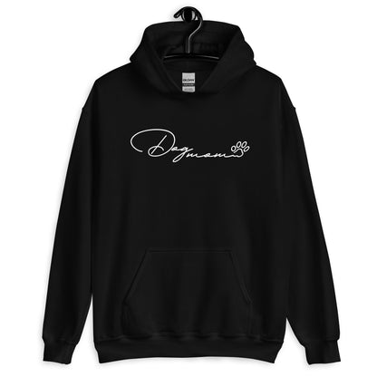 Dog Mom Paw Print Unisex Hoodie