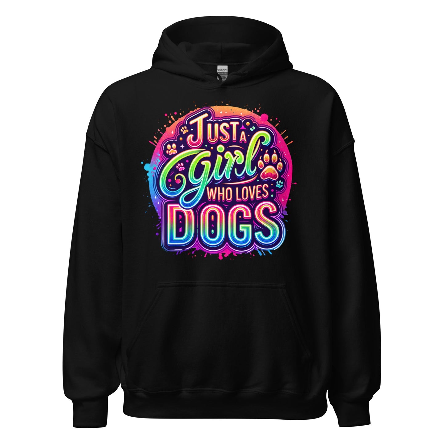 Just a Girl Who Loves Dogs Hoodie for Dog Mom