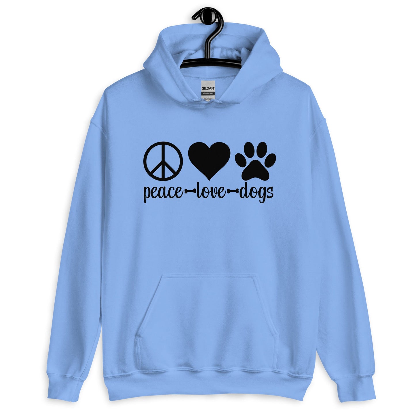 Peace Love Dogs Unisex Hoodie