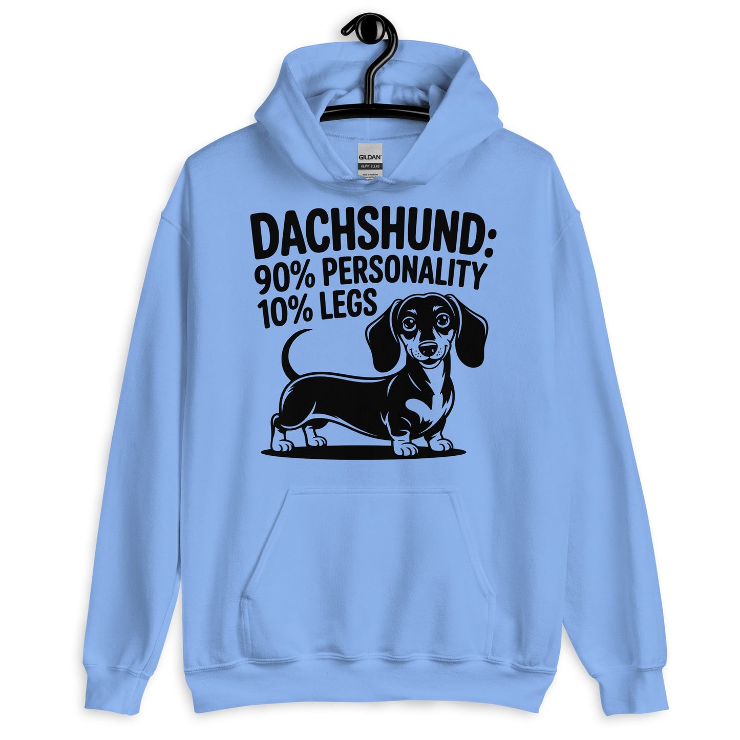 Dachshund: 90% Personality 10% Legs Hoodie