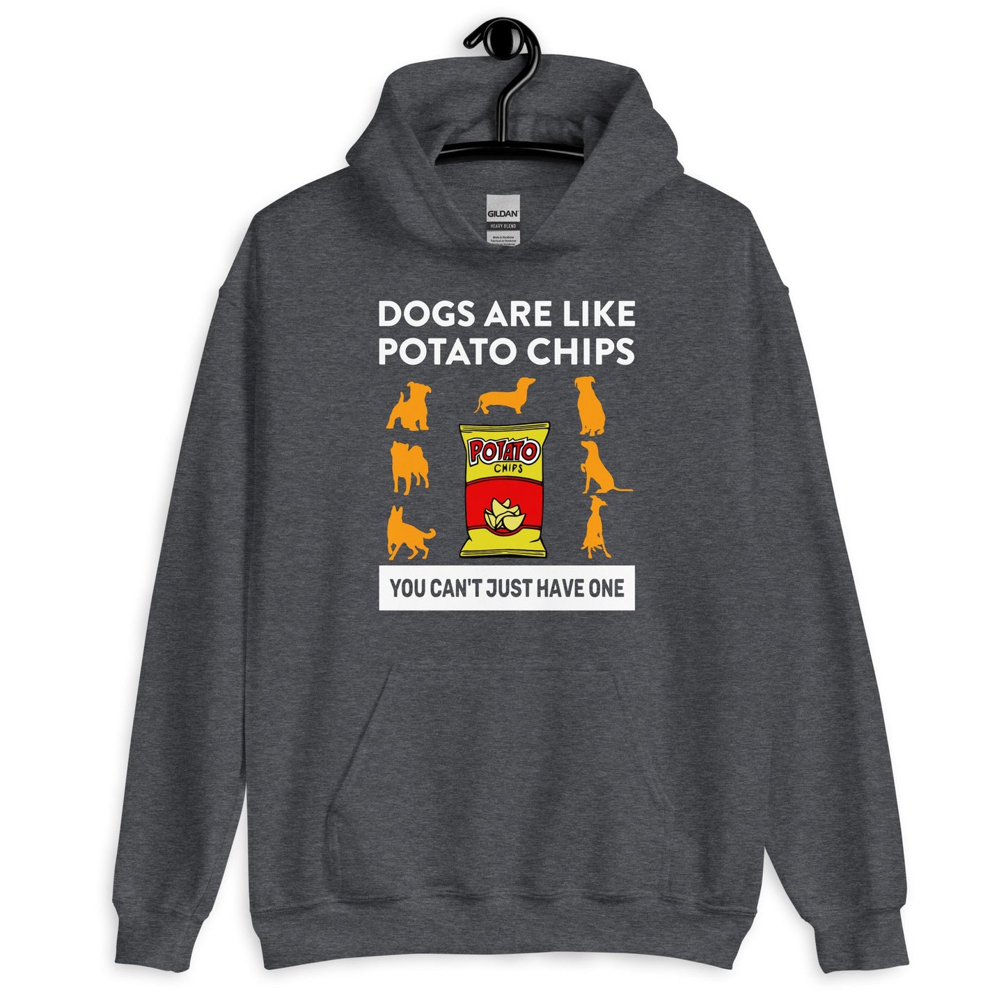 Dogs Are Like Potato Chips Dog Lovers Hoodie