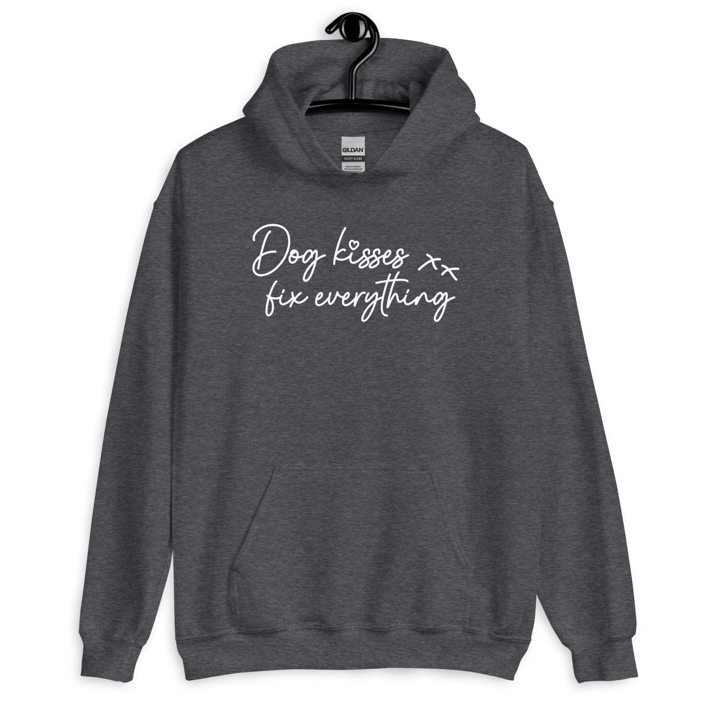 Dog Kisses Fix Everything Unisex Hoodie