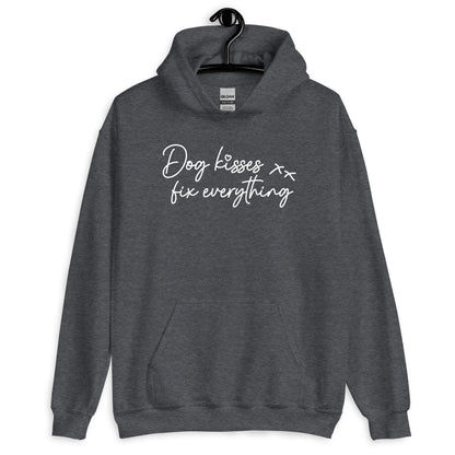 Dog Kisses Fix Everything Unisex Hoodie