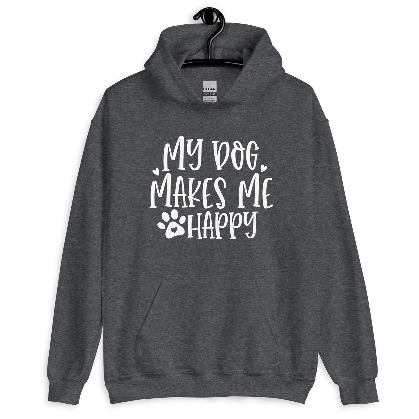 My Dog Makes Me Happy Dog Lovers Hoodie